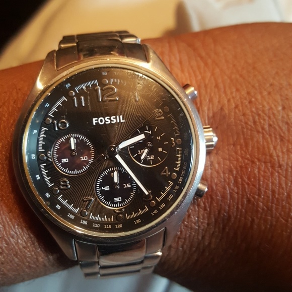 Fossil watch with tin - Picture 3 of 3